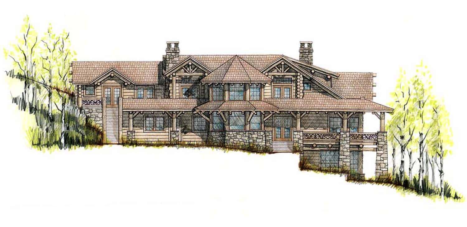 rustic-home-elevation-plan