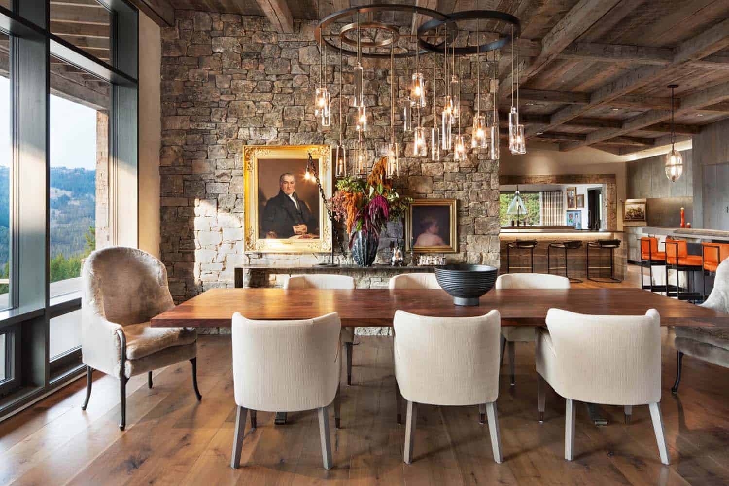 rustic-mountain-home-dining-room