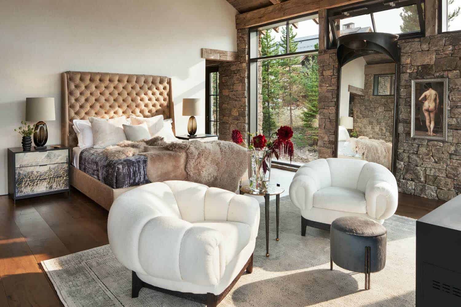 rustic-mountain-home-bedroom