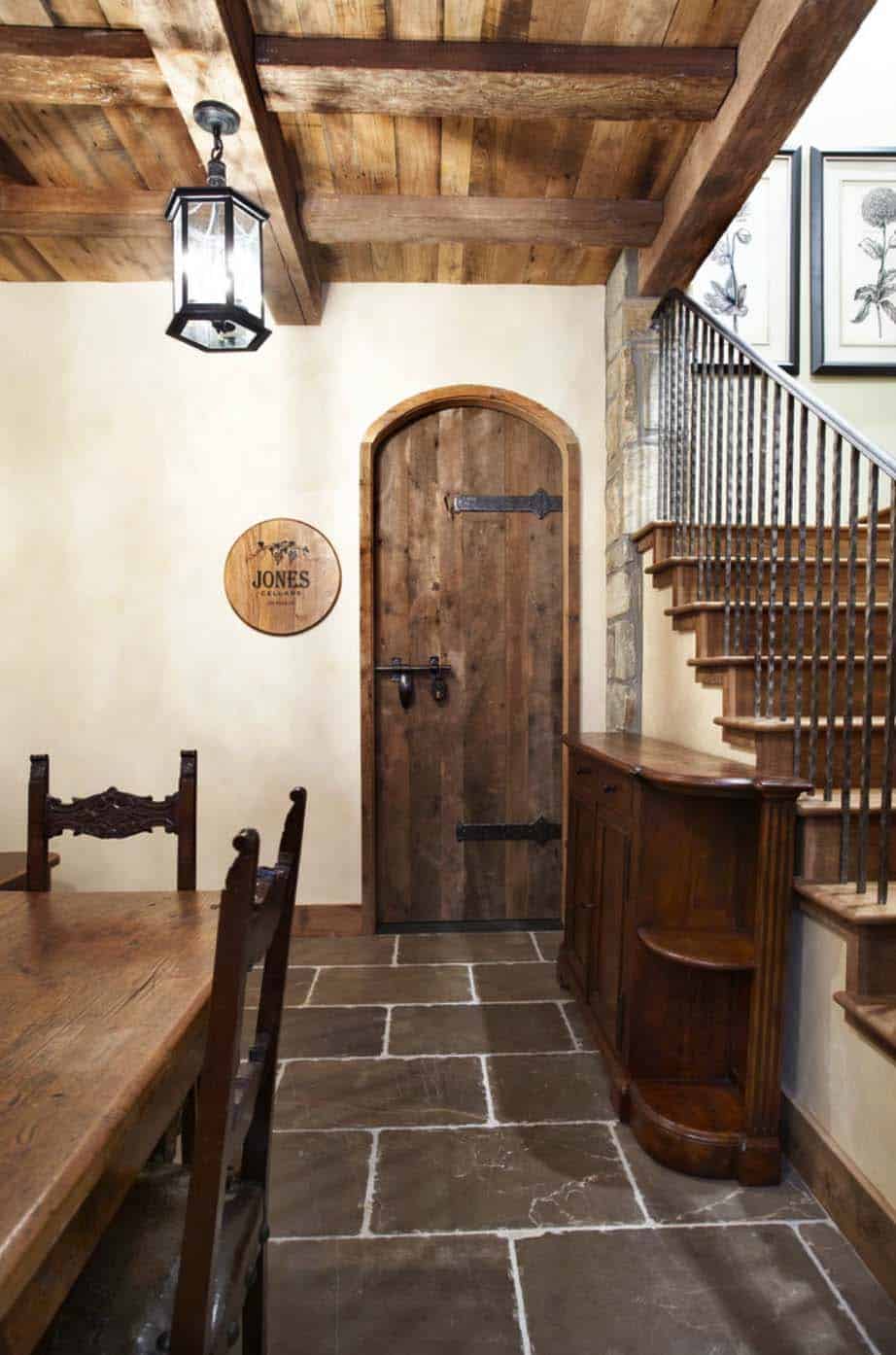 waterfront-house-traditional-wine-cellar