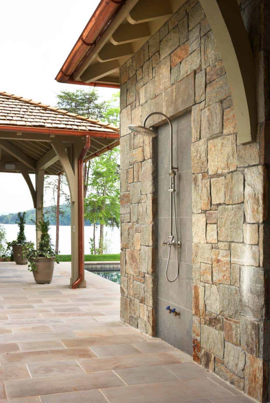 waterfront-house-traditional-outdoor-shower
