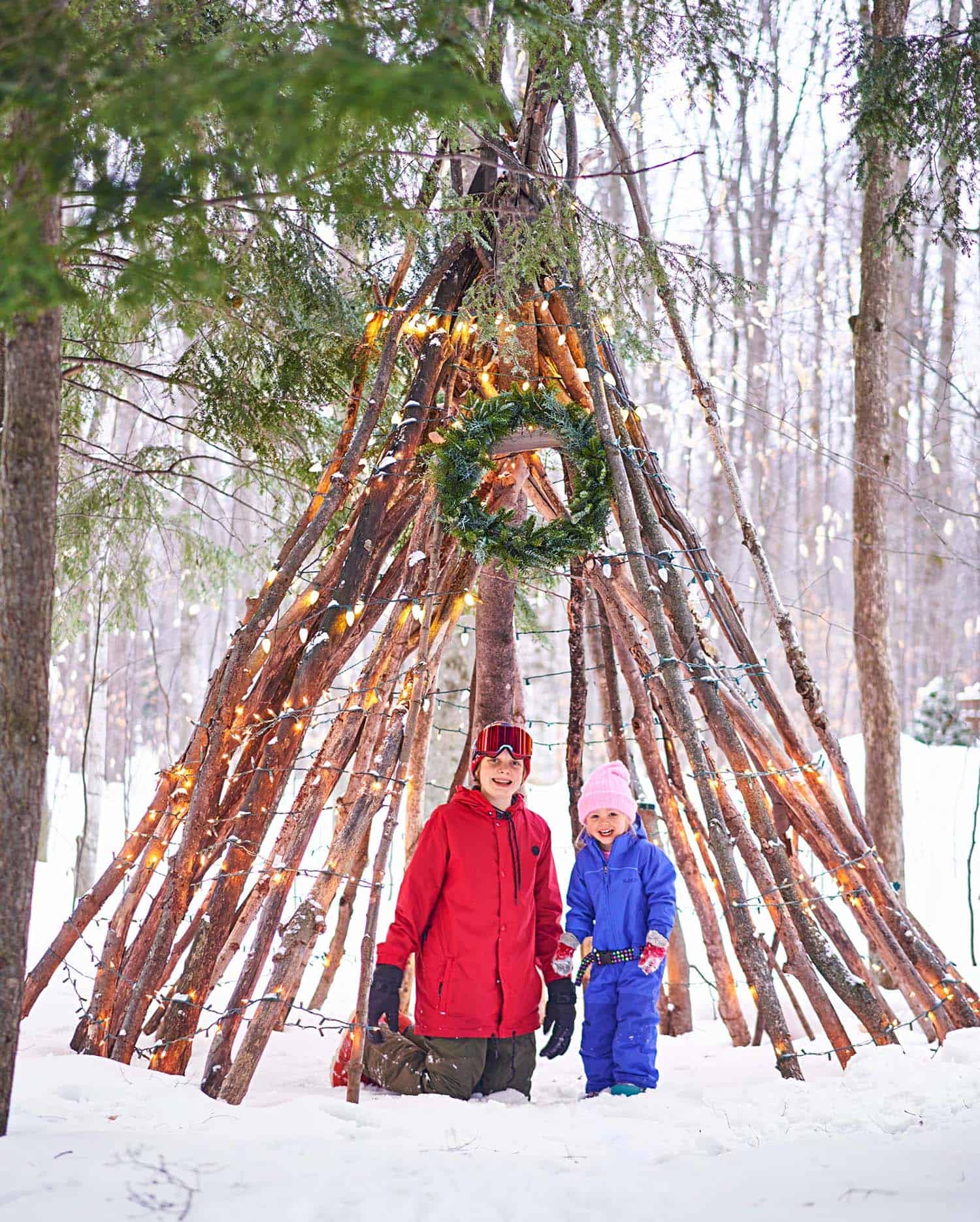 a-frame-cabin-ski-getaway-outdoors-teepee