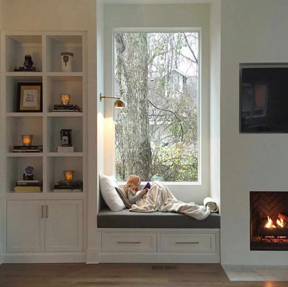 28 Extremely Cozy Fireplace Reading Nooks For Curling Up In 28 Extremely Cozy Fireplace Reading Nooks For Curling Up In