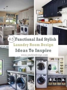 45 Functional And Stylish Laundry Room Design Ideas To Inspire