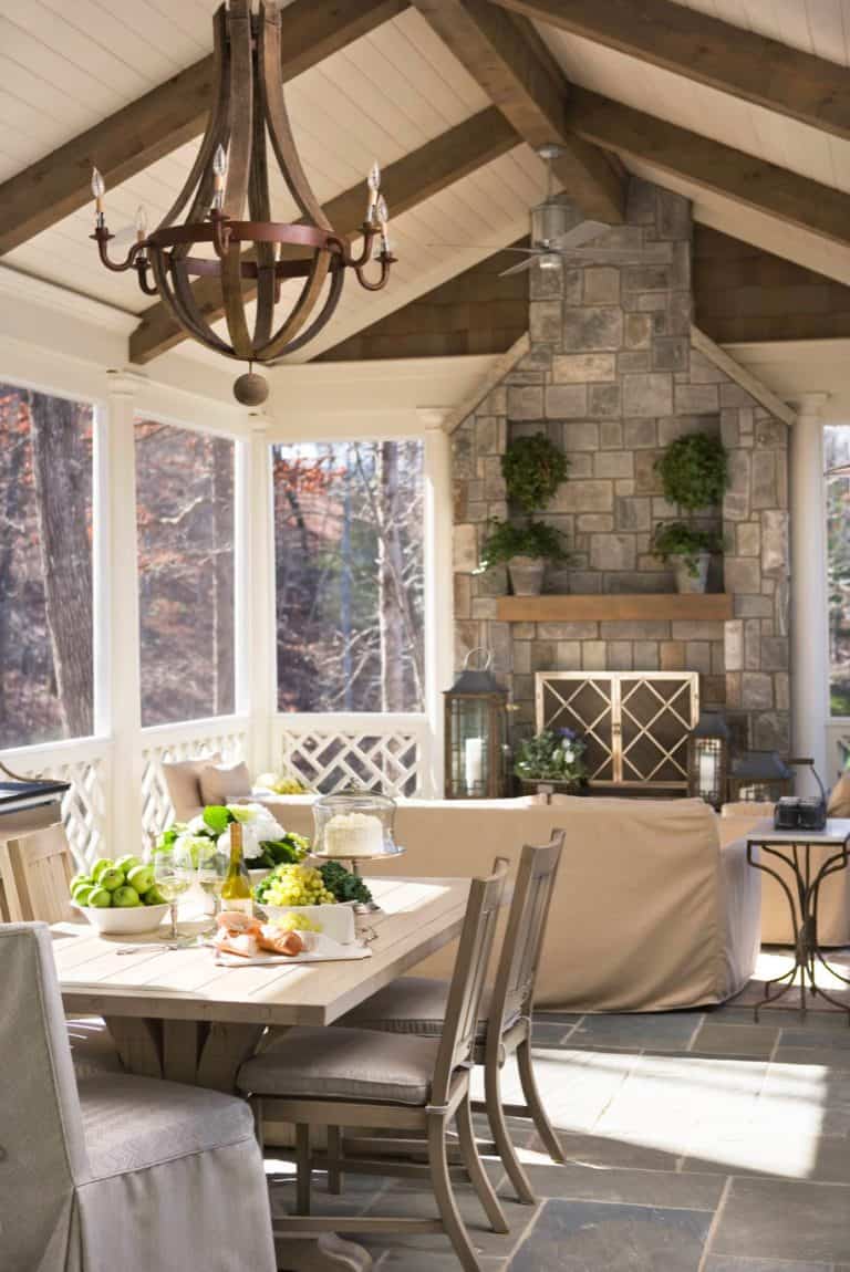 30+ Fabulous Screened-In Porch Ideas Boasting Woodsy Views