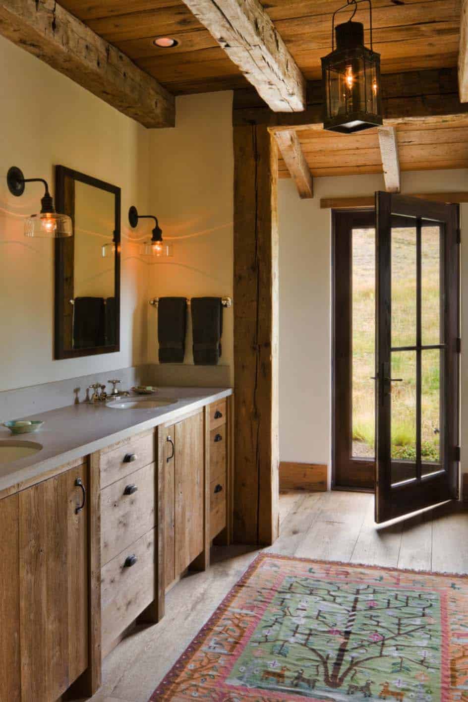 rustic-powder-bathroom