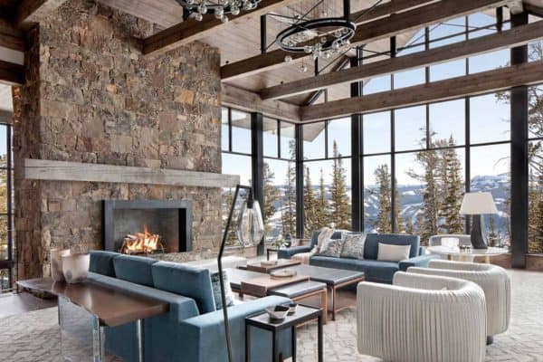 featured posts image for Modern ski home in Montana boasts views of snow-capped mountains