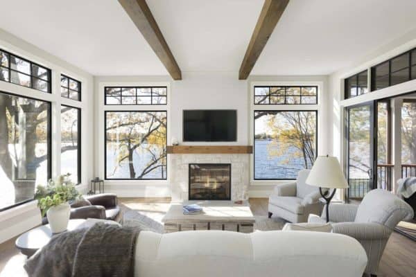 featured posts image for Gorgeous farmhouse style on Lake Minnetonka with nautical accents