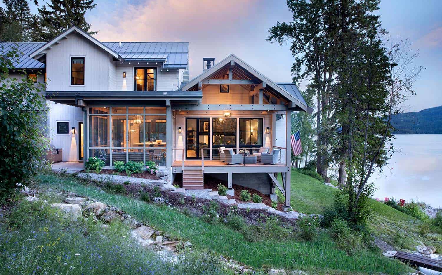 modern-rustic-lake-house-exterior