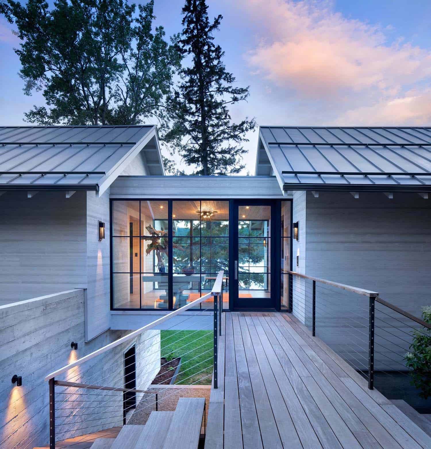 modern-rustic-lake-house-exterior