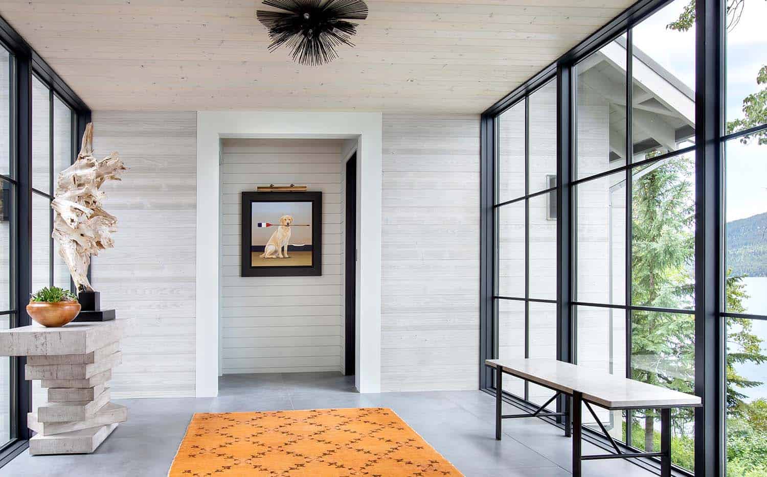 modern-rustic-lake-house-entry