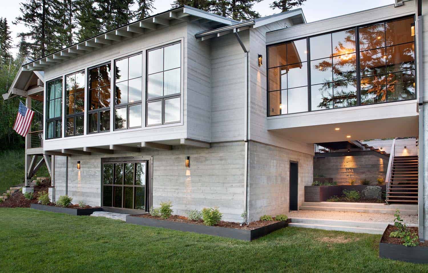 modern-rustic-lake-house-exterior