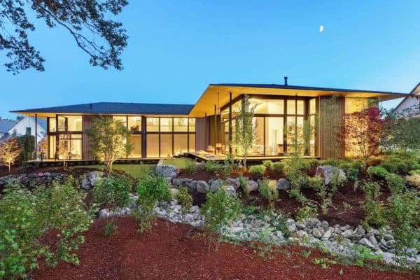 featured posts image for Asian contemporary home with glass walls in the Pacific Northwest