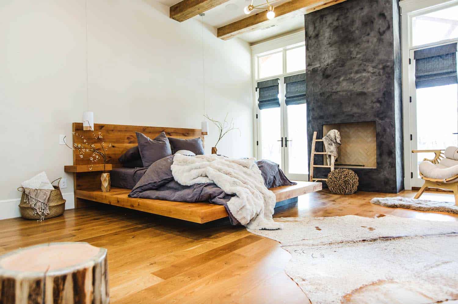 rustic-contemporary-bedroom