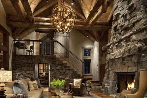 featured posts image for Ski lodge hideaway in Montana boasts gorgeous mix of rustic and industrial