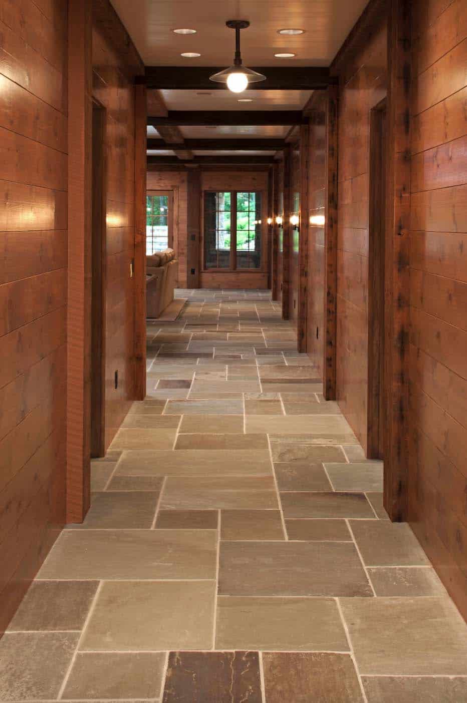 rustic-basement-hallway
