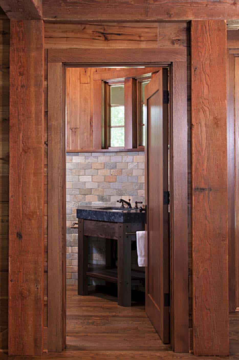 rustic-powder-room