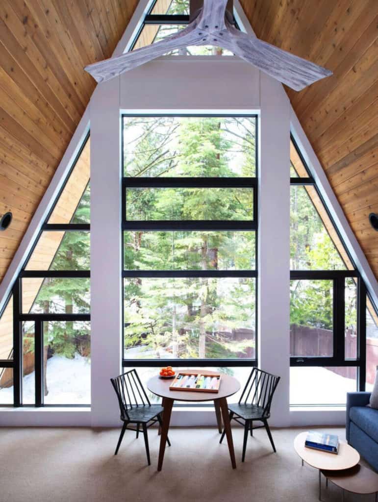 The most gorgeous rustic contemporary A-frame cabin in Lake Tahoe