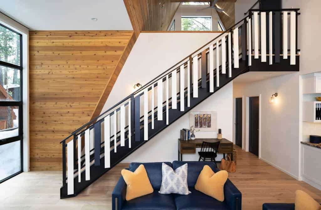 The most gorgeous rustic contemporary A-frame cabin in Lake Tahoe