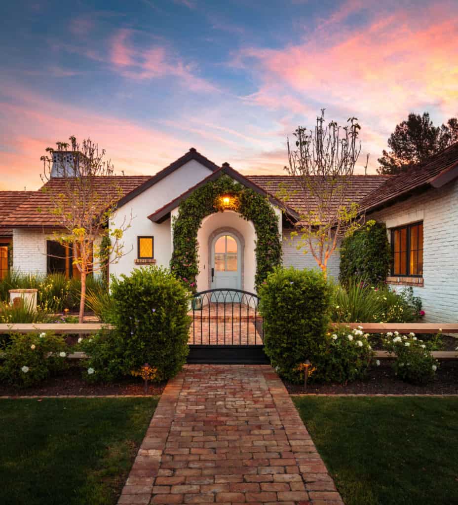 Charming French cottage in Arizona offers warmth and timeless beauty