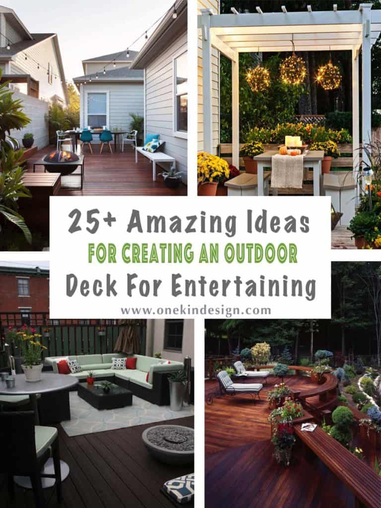 25+ Amazing Ideas For Creating An Outdoor Deck For Entertaining