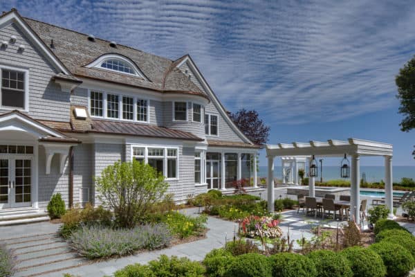 featured posts image for Beautiful coastal shingle-style home nestled along Lake Michigan