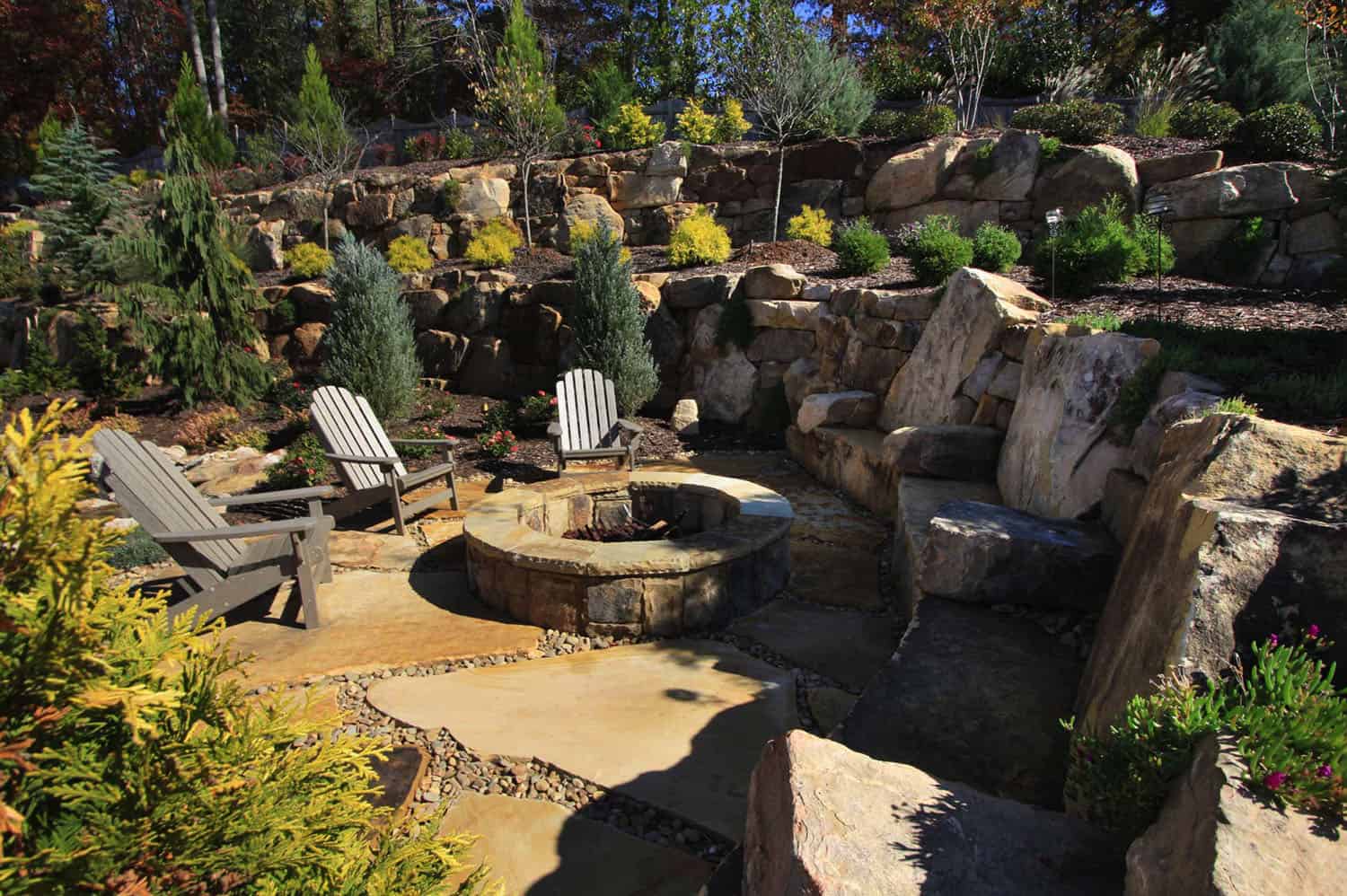 backyard-garden-ideas-with-cozy-fire-pits