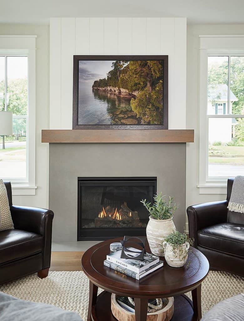 Step inside a stunning modern farmhouse in Michigan filled with cozy ...