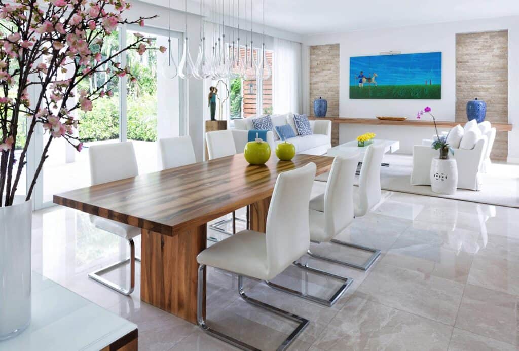 Step inside this stunning tropical modern beach house in Key Biscayne