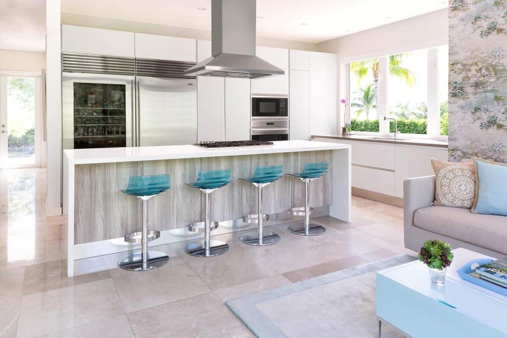 Step inside this stunning tropical modern beach house in Key Biscayne
