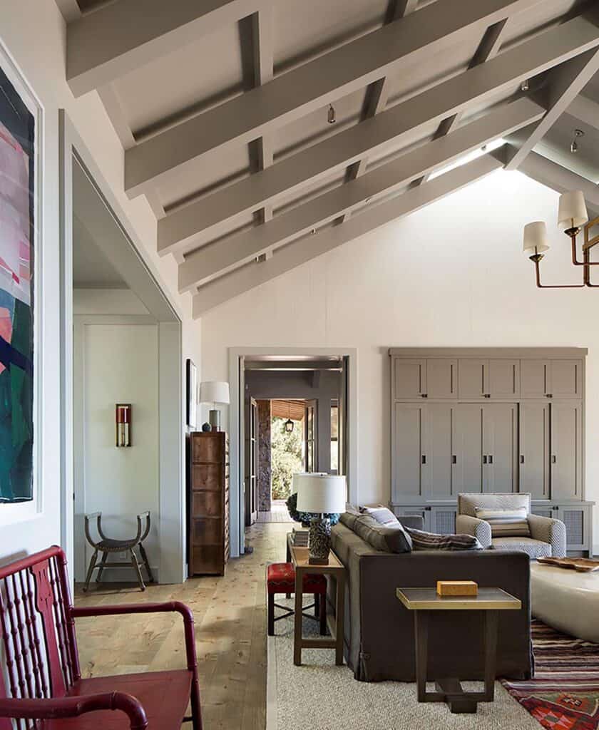 Beautiful ranch house inspired by nature in California wine country