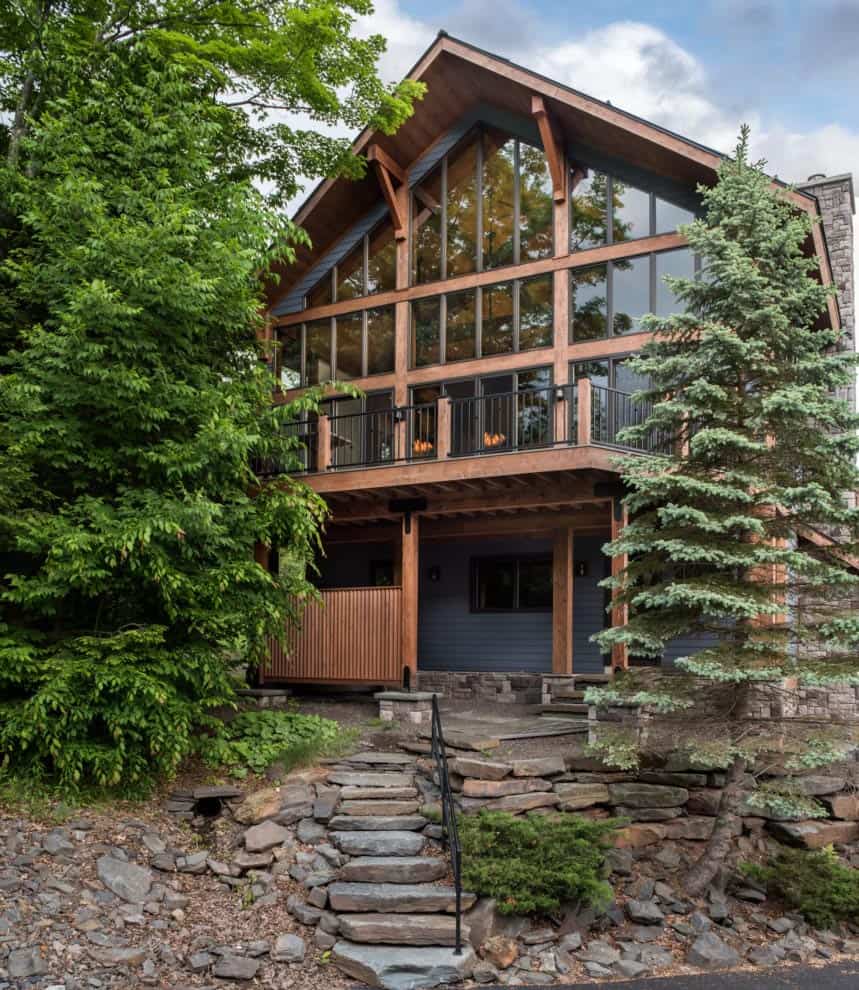 One Kindesign Mountainside Ski Home Nestled In The Breathtaking Catskill Mountains