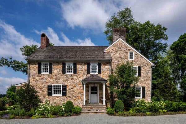 featured posts image for Delightful restoration of a brick and fieldstone farmhouse in Pennsylvania