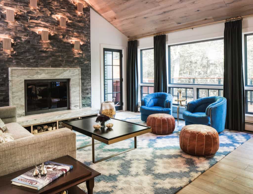 A Vermont ski house transformed with luxurious mountain inspired design