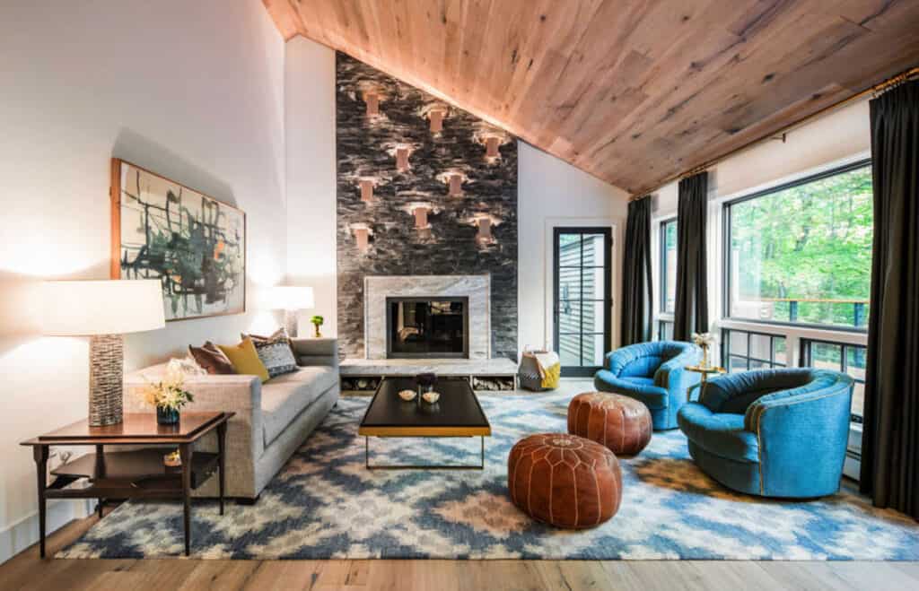 A Vermont ski house transformed with luxurious mountain inspired design