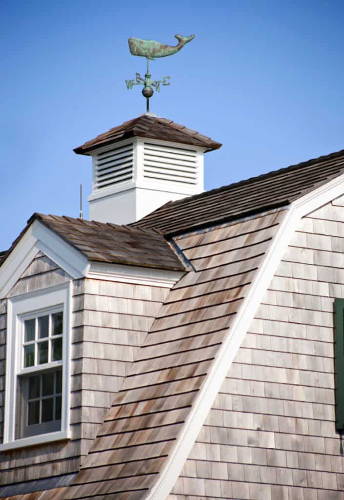 Gorgeous gambrel shingle-style home in countryside of Martha’s Vineyard