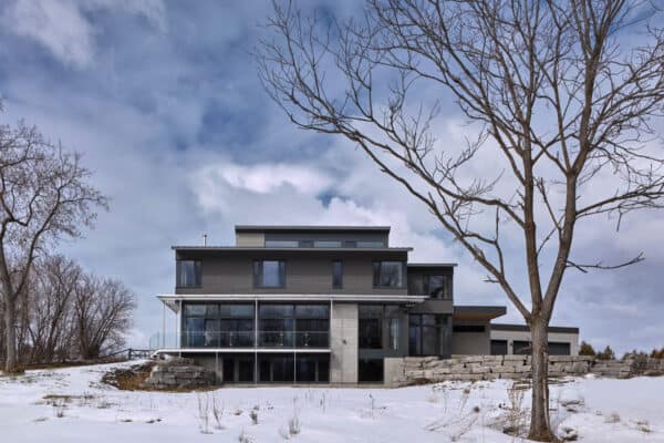 featured posts image for Clean lines define this unbelievable industrial farm house in Canada