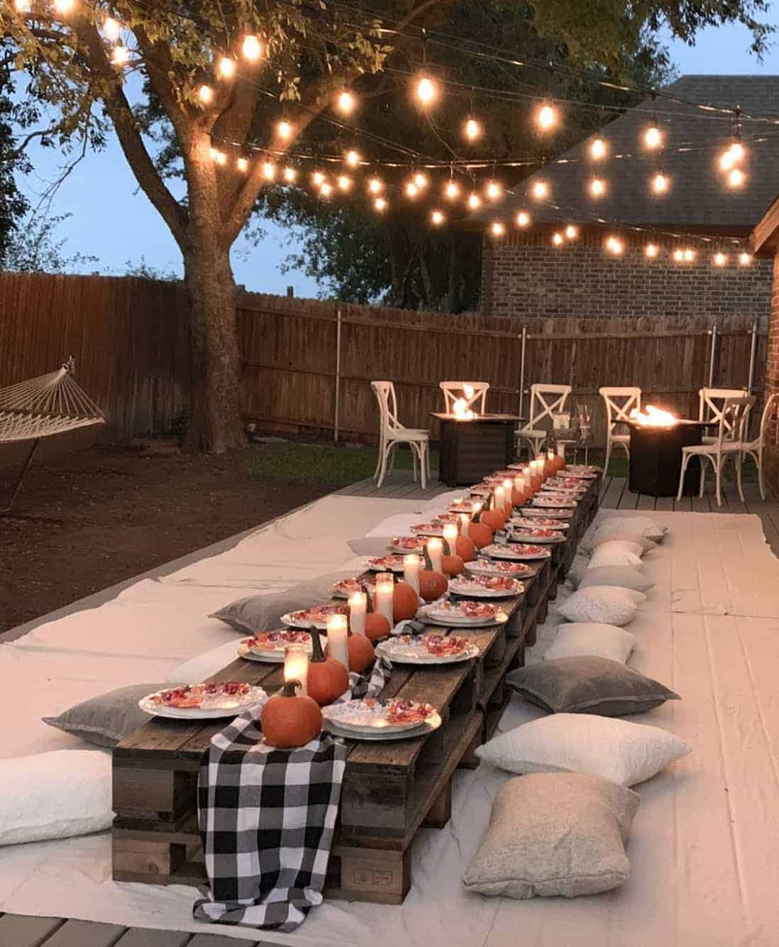 Outdoor table decor hotsell