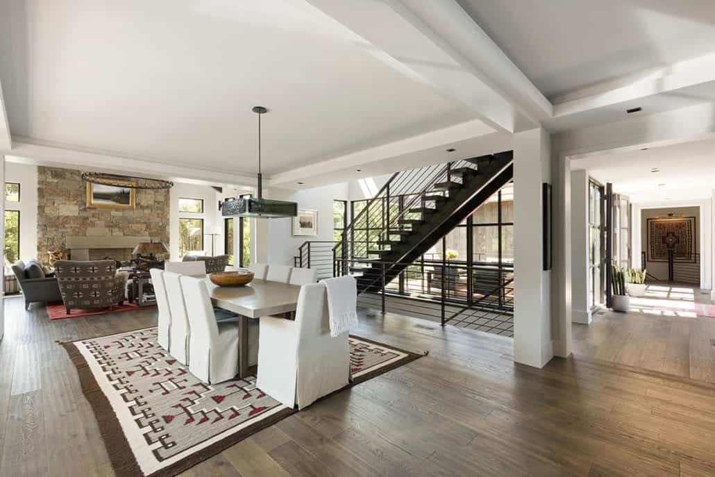 rustic-contemporary-dining-room