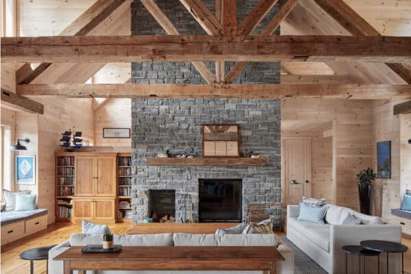 featured posts image for Dreamy lakeside refuge in Quebec boasts modern-rustic details