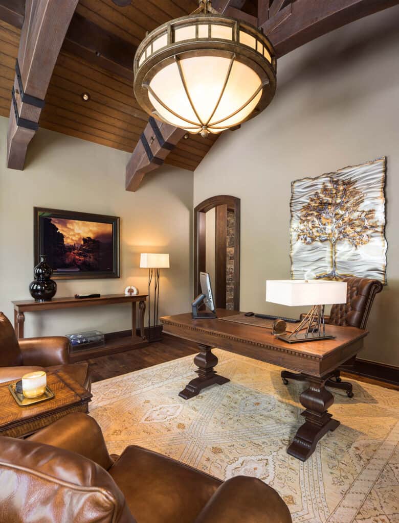 Breathtaking mountain estate in Utah surrounded by a grove of aspens