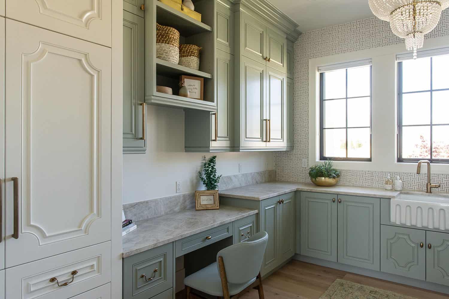 transitional-laundry-room