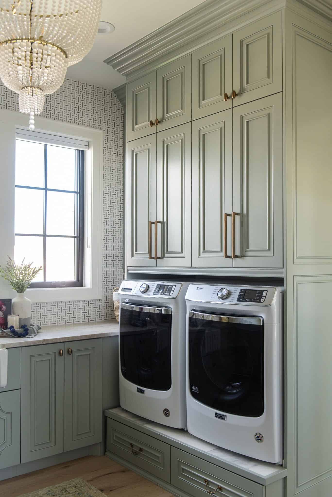 transitional-laundry-room