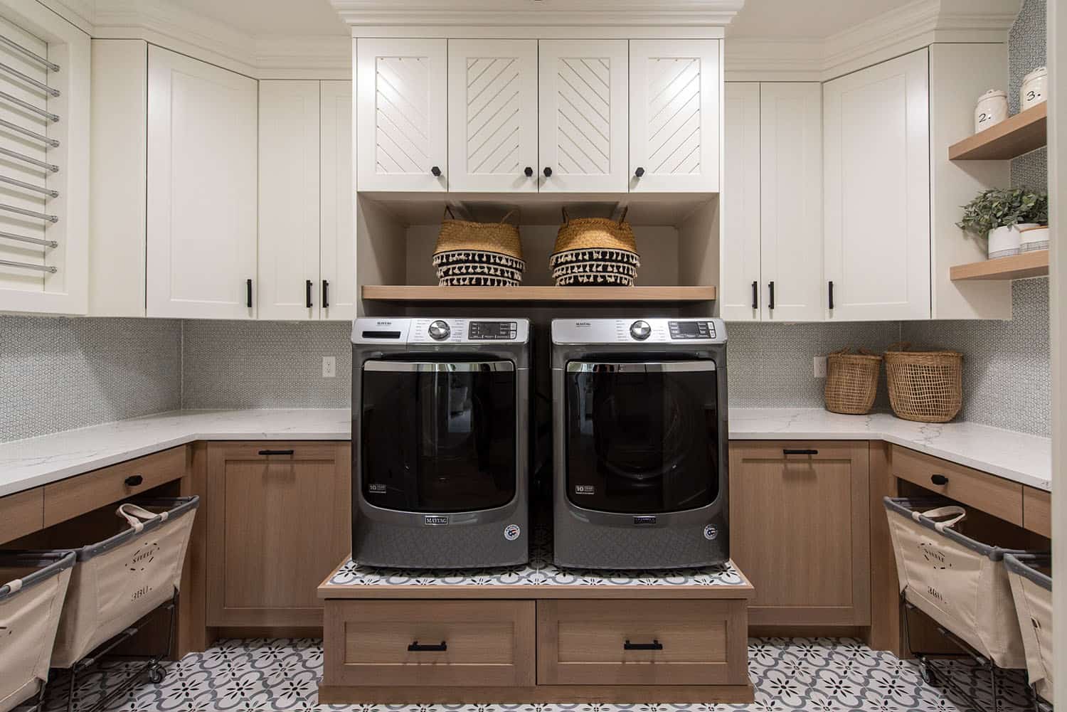 transitional-laundry-room