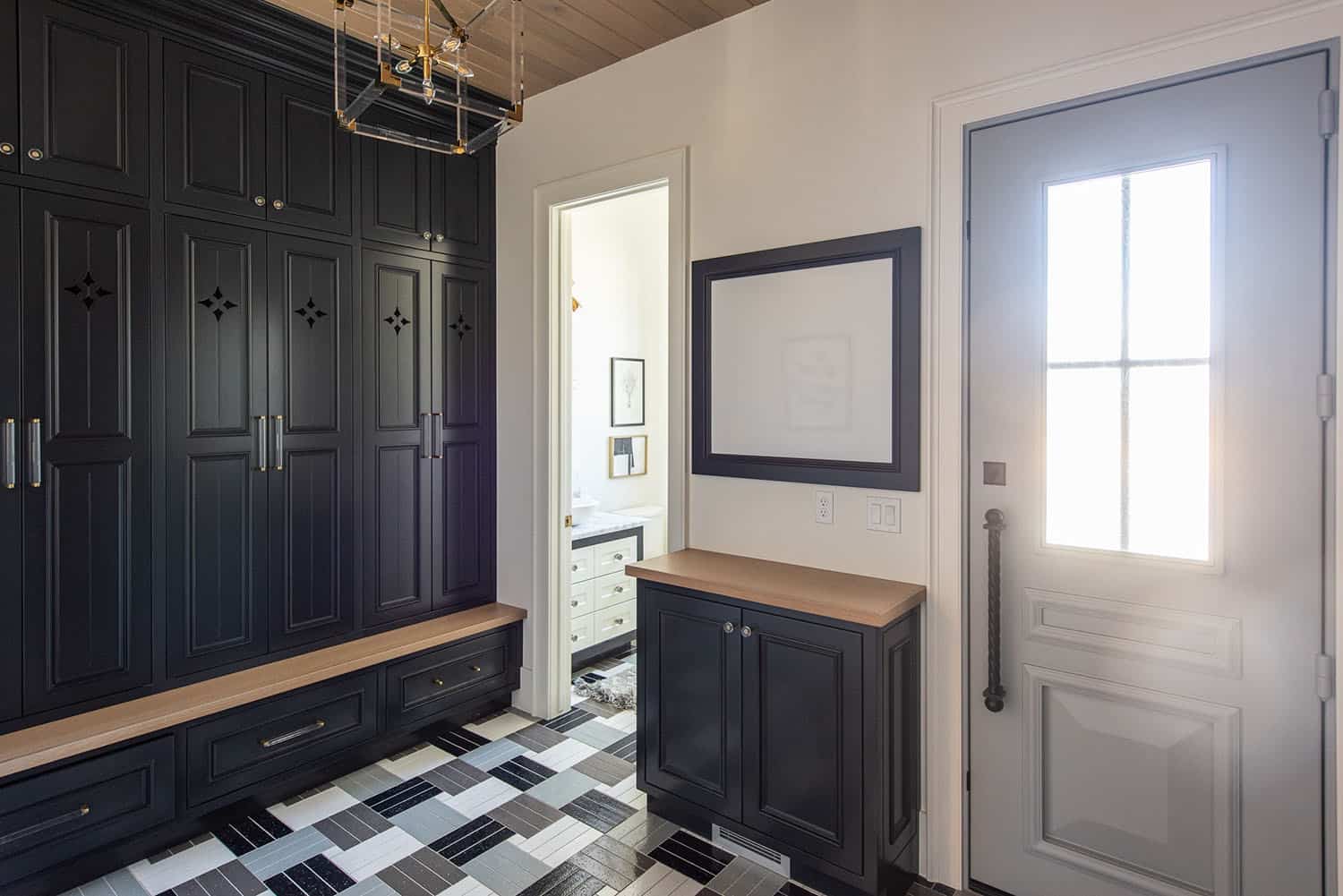 transitional-mudroom-entry