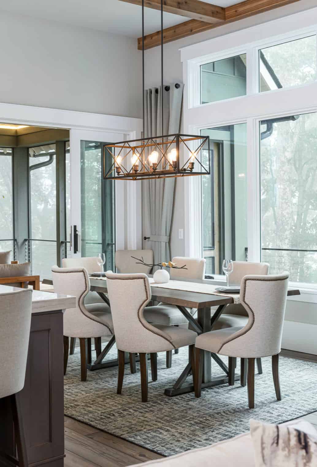 rustic-contemporary-dining-room