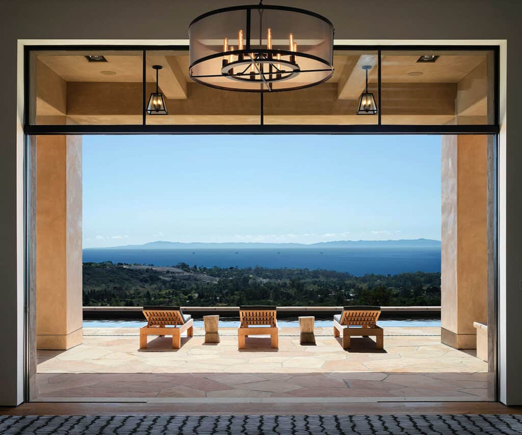 Luxury hilltop residence embraces scenic landscape in Santa Barbara