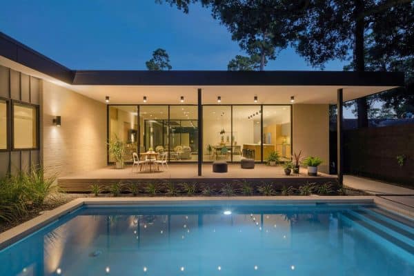 featured posts image for Architect’s midcentury Texas home is striking and creative inside and out