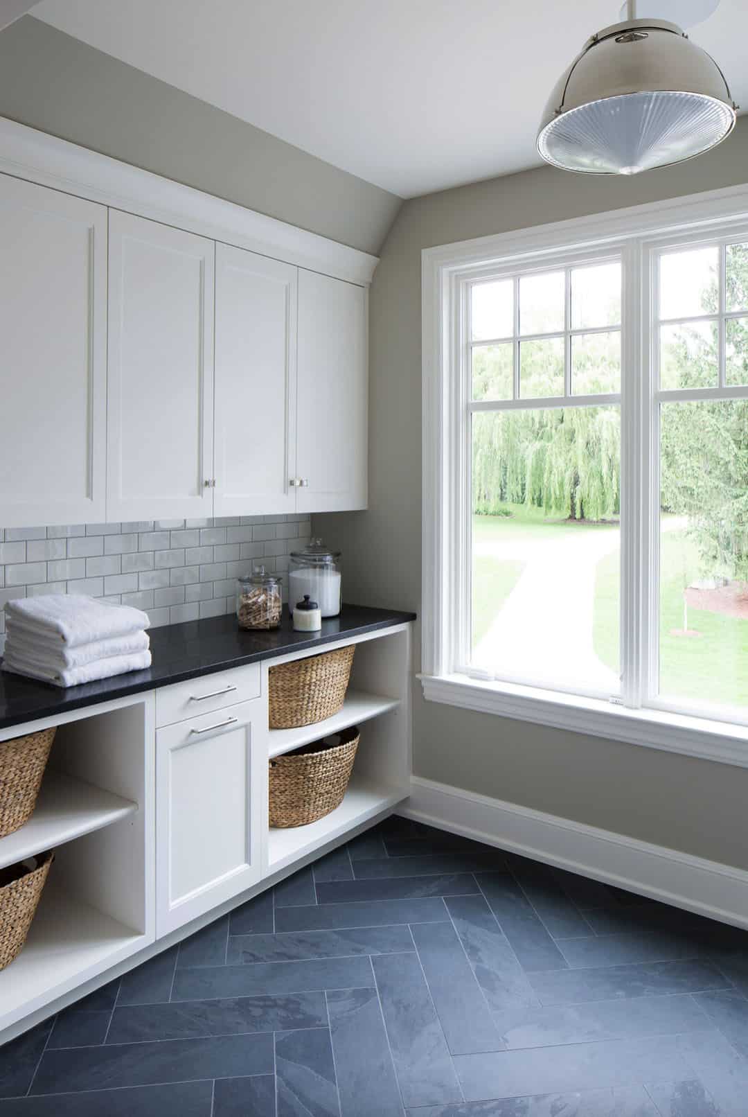 transitional-laundry-room