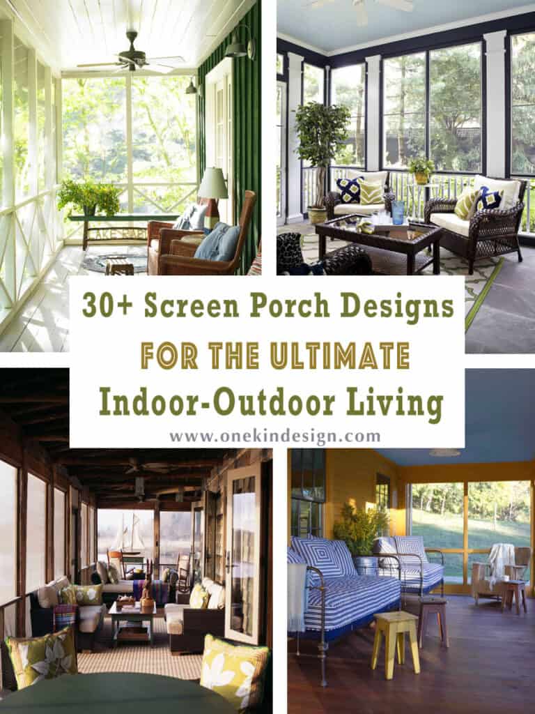 30+ Glorious Screen Porch Designs For Ultimate Indoor-Outdoor Living